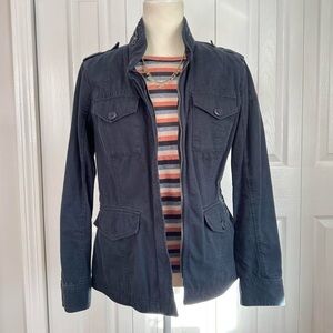 Abercrombie & Fitch Navy Utility Jacket
